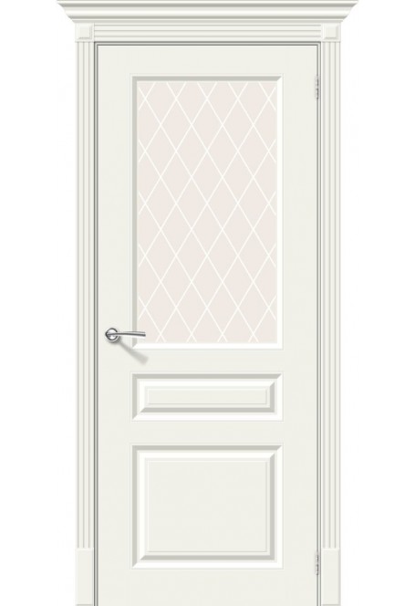 Межкомнатная дверь эмаль Скинни-15.1, цвет: Whitey