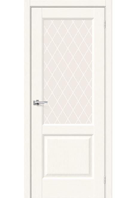 Межкомнатная дверь Неоклассик-33, цвет: White Wood