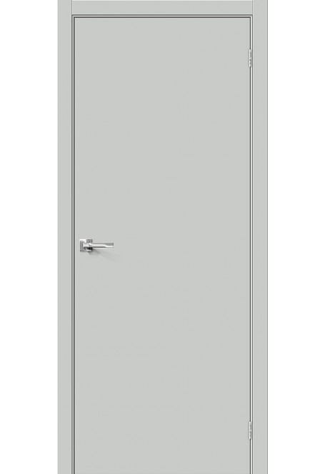 Межкомнатная дверь Браво-0.П, цвет: Grey Matt