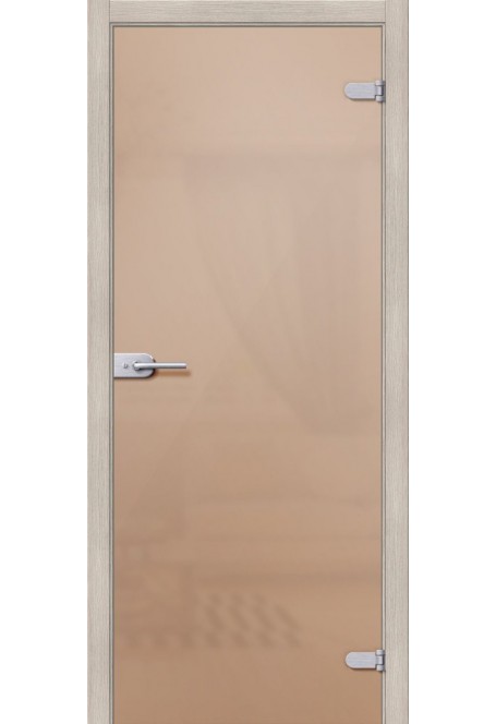 Лайт, цвет: Бронза Сатинато - стеклянная межкомнатная дверь