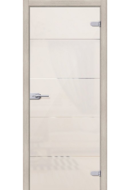 Диана, цвет: Белое Сатинато - стеклянная межкомнатная дверь