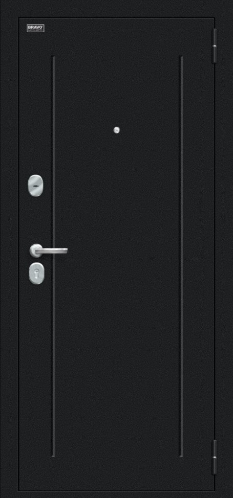 Входная дверь Сьют Kale, цвет: Букле черное/White Wood