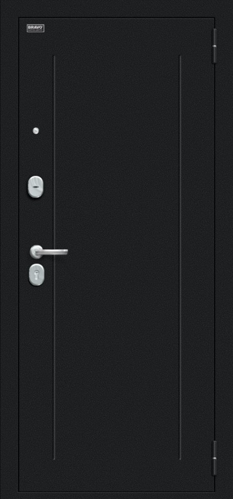 Входная дверь Флэш 119.Б15, цвет: Букле черное/Wenge Veralinga