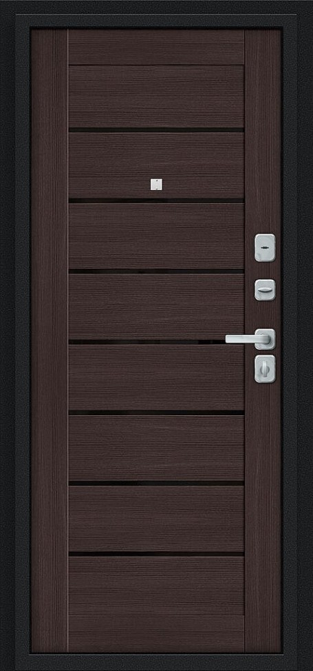 Техно/BChrome, цвет: Букле черное/Wenge Melinga