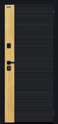 Эво/SBlack, цвет: Black Shell-Wotan Oak/White Silk