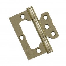Петля без врезки стальная Bravo F-4-2BB 75*64*2,5 (универс.), цвет: AB Бронза