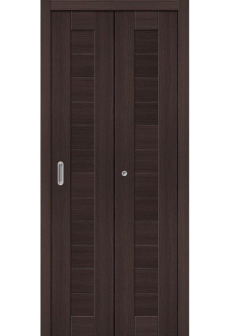 Складная дверь  Порта-21, цвет: Wenge Veralinga