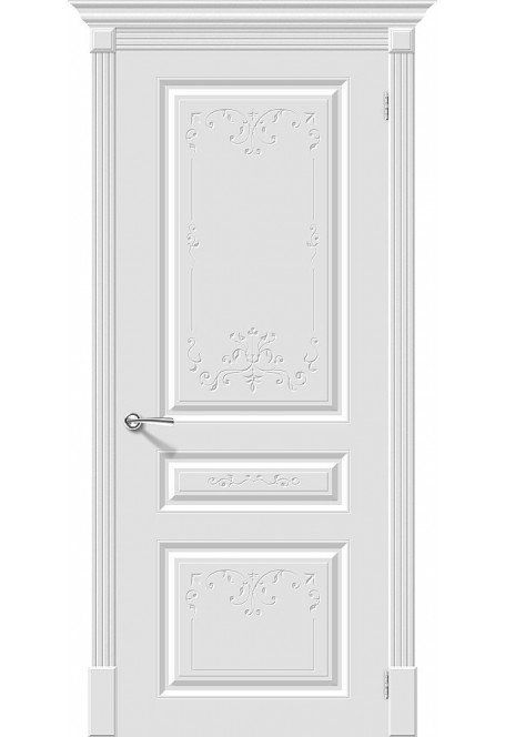 Межкомнатная дверь эмаль Скинни-14 Аrt, цвет: Whitey