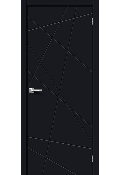Межкомнатная дверь Граффити-5, цвет: Total Black