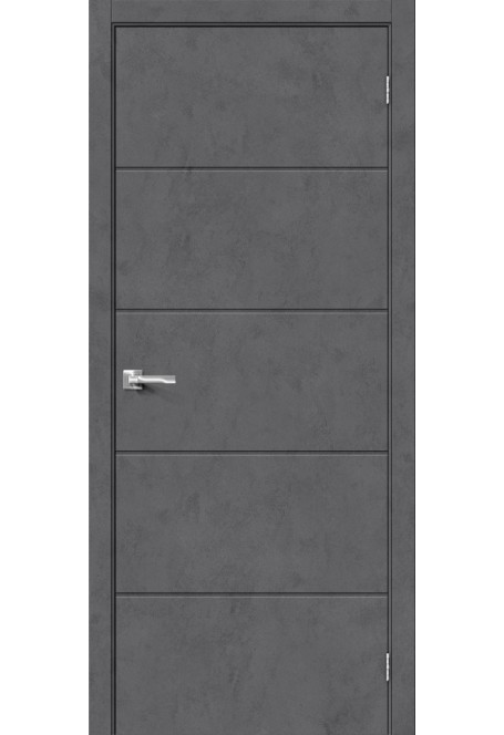 Межкомнатная дверь с экошпоном Граффити-1, цвет: Slate Art