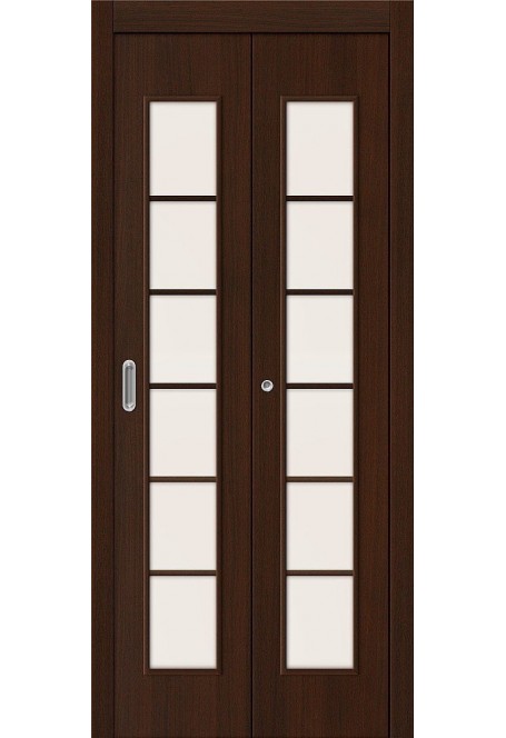 Складная дверь  2С, цвет: Л-13 (Венге)