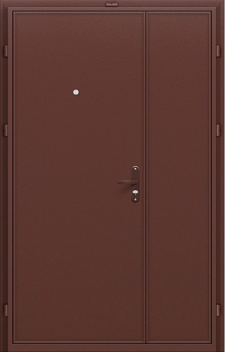 Входная дверь Дуо Слим, цвет: Антик Медь/Антик Медь