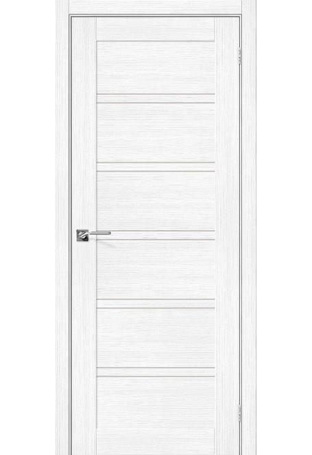 Межкомнатная дверь с экошпоном Порта-28, цвет: Snow Veralinga