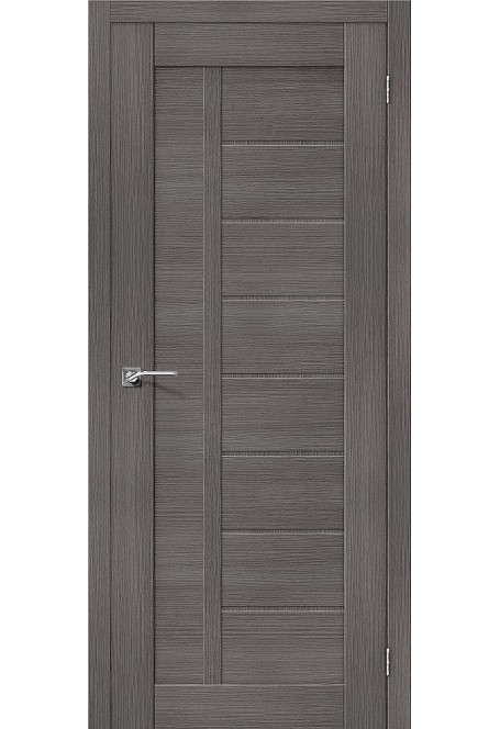 Межкомнатная дверь с экошпоном Порта-26, цвет: Grey Veralinga