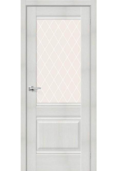 Межкомнатная дверь Прима-3, цвет: Bianco Veralinga