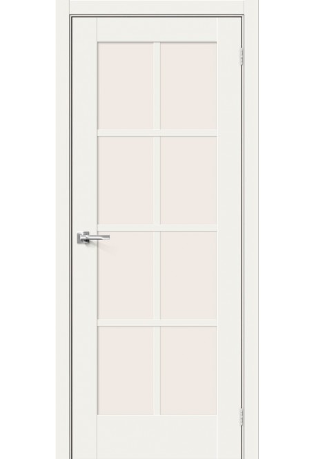 Межкомнатная дверь Прима-11.1, цвет: White Mix