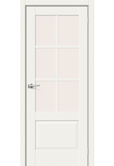 Межкомнатная дверь Прима-13.0.1, цвет: White Mix