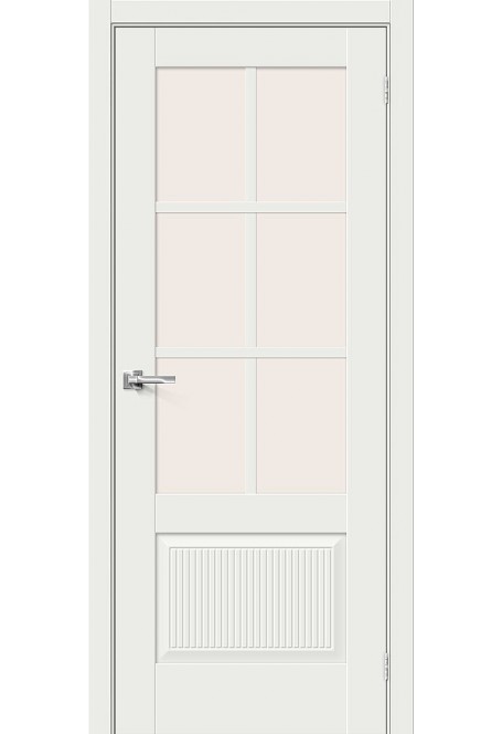 Межкомнатная дверь Прима-13.Ф7.0.1, цвет: White Matt