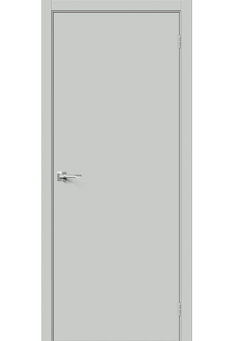 Межкомнатная дверь в эмали Браво-0, цвет: Grace