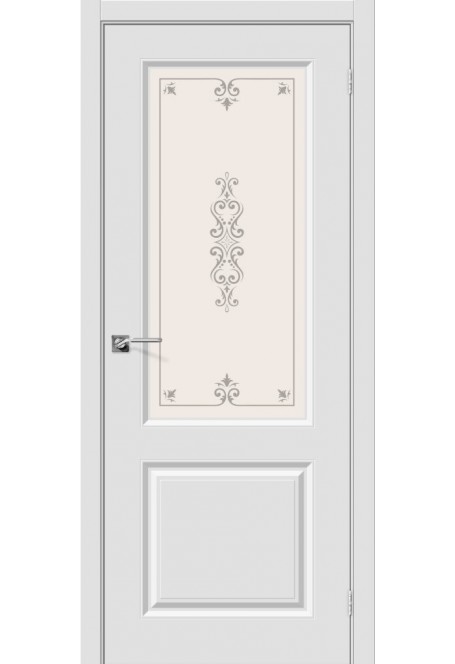 Межкомнатная дверь Скинни-13, цвет: П-23 (Белый)