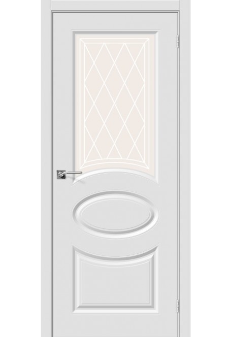 Межкомнатная дверь Скинни-21, цвет: П-23 (Белый)