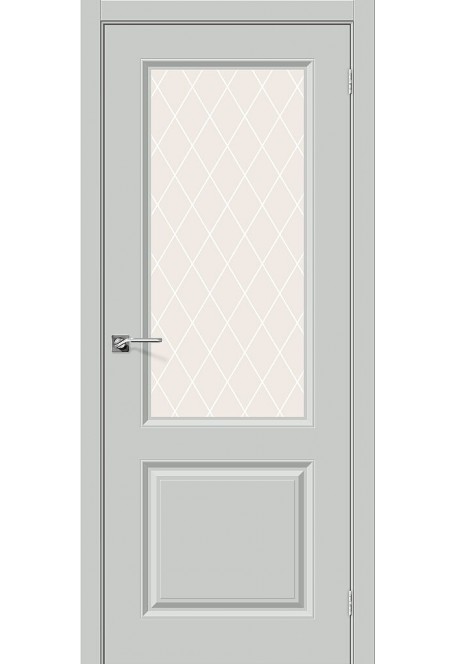 Межкомнатная дверь в эмали Скинни-13, цвет: Grace