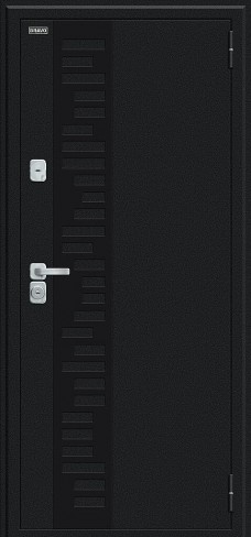 Техно Д2/BChrome, цвет: Букле черное/Wenge Melinga