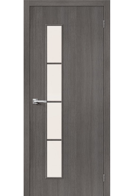 Межкомнатная дверь с экошпоном Тренд-4, цвет: Grey Veralinga